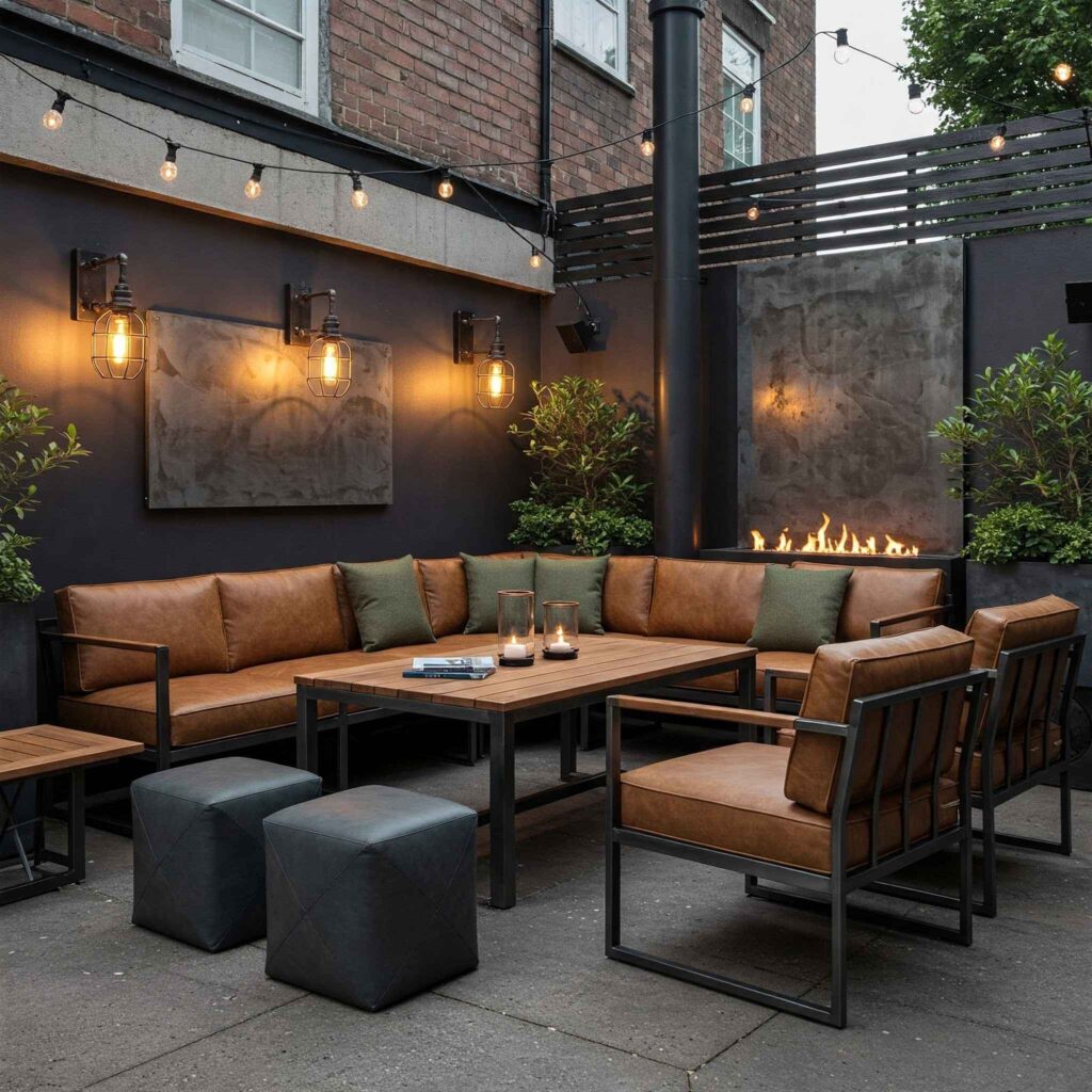 Urban Industrial Fire Patio Urban Industrial Fire Patio