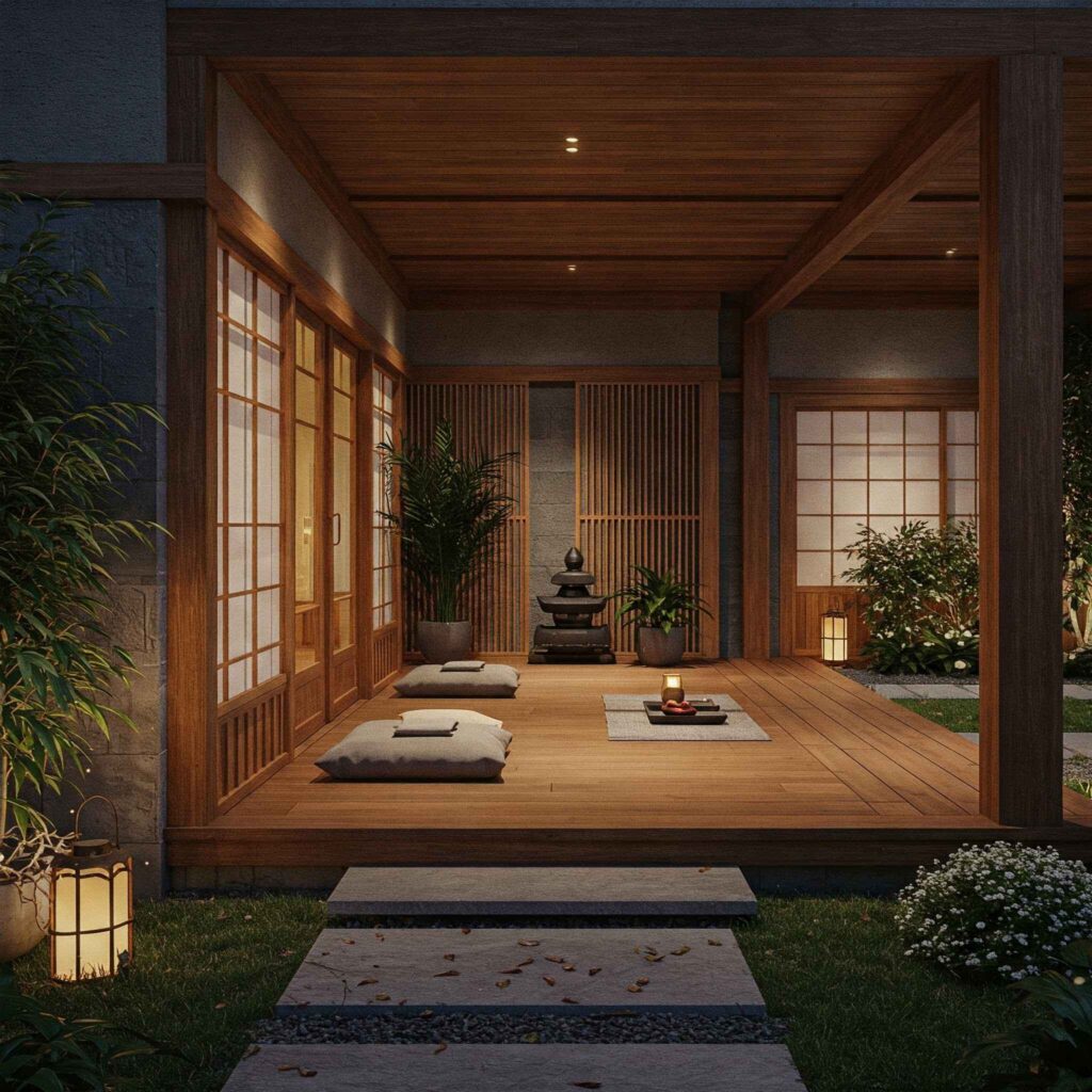 Zen-Inspired Porch for Mindful Moments Zen-Inspired Porch for Mindful Moments