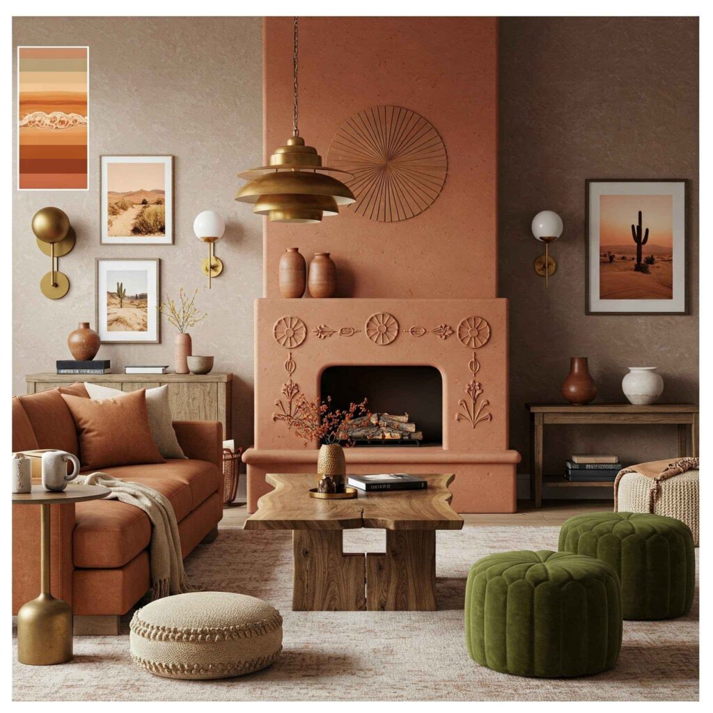 Terra Cotta Desert Glam Room Terra Cotta Desert Glam Room