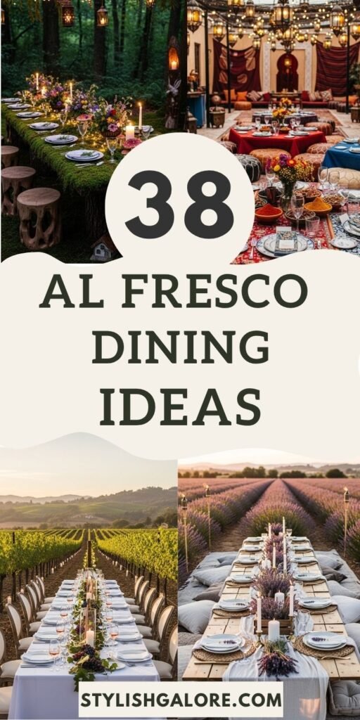 Magical Al Fresco Dining Setups