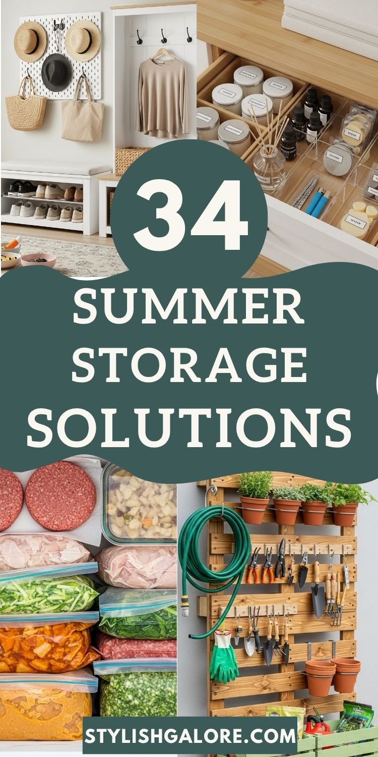 34 Clever Summer Storage Solutions to Keep Your Home Organized ...