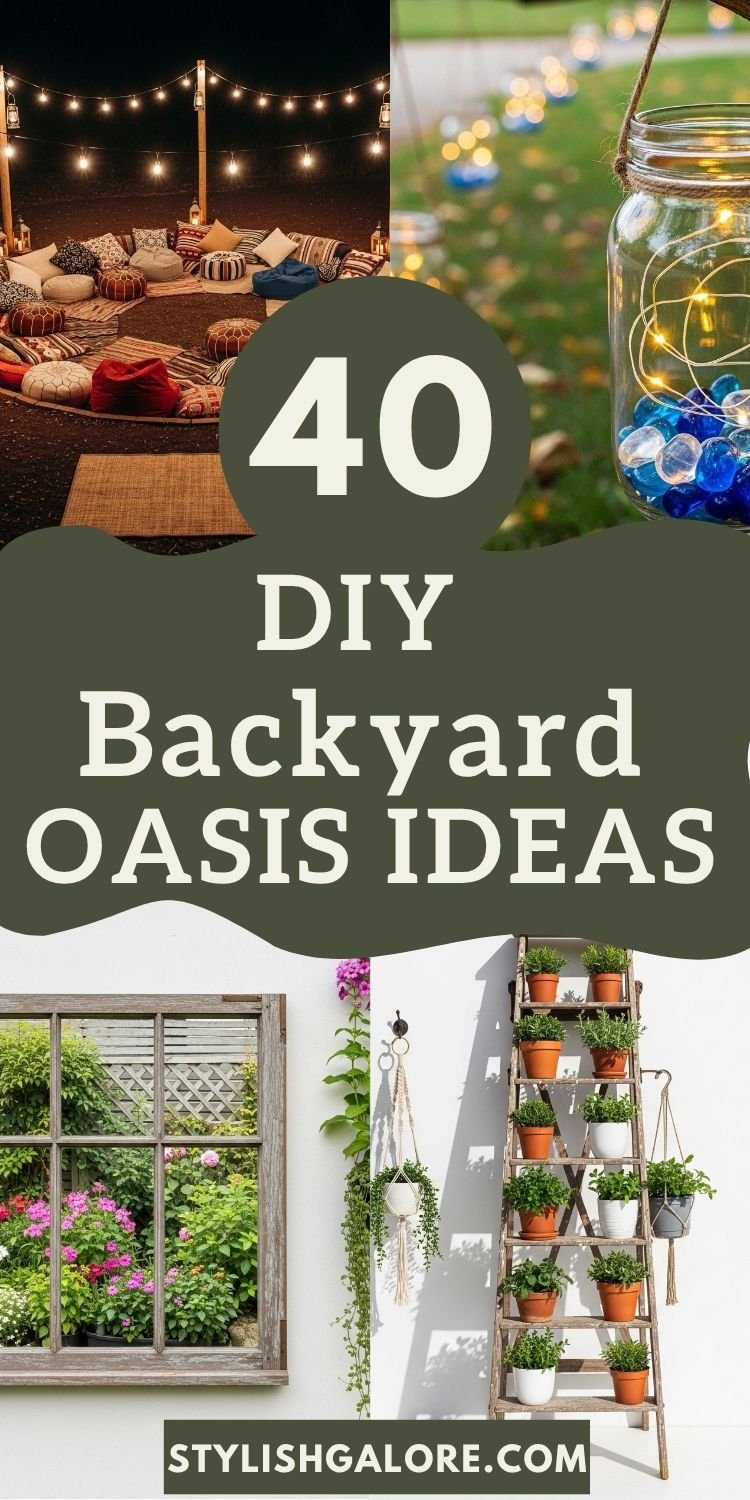 40 Amazing DIY Projects for Your Ultimate Summer Backyard Oasis ...
