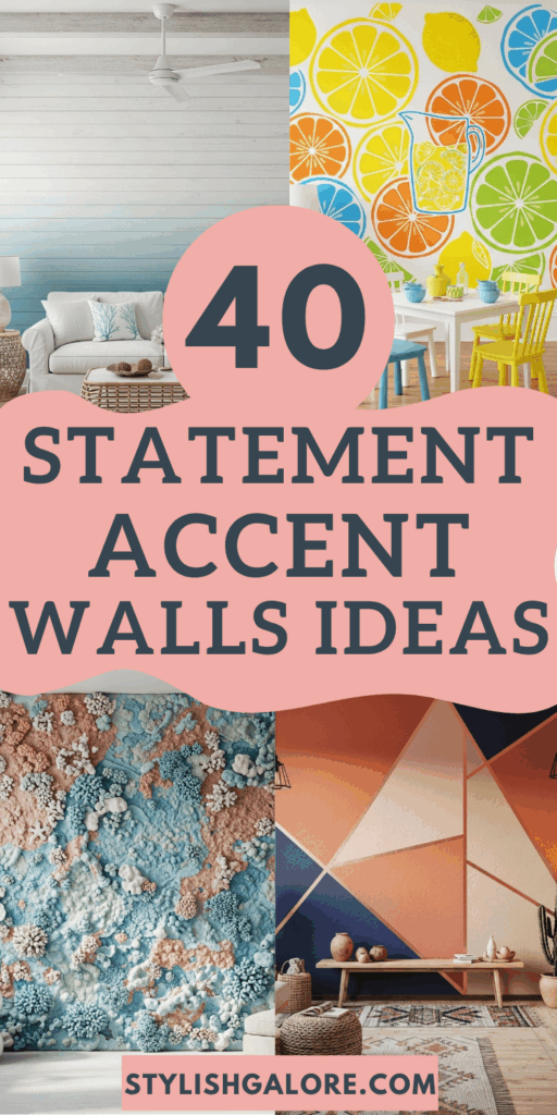 Statement Accent Walls