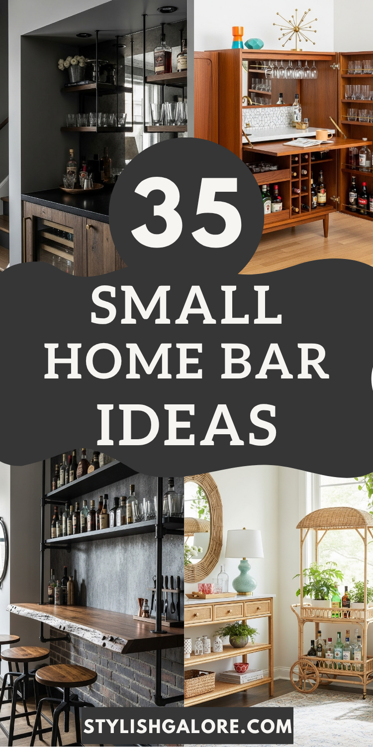 The Ultimate Guide to Small Home Bar Setups: 35 Stylish & Functional ...
