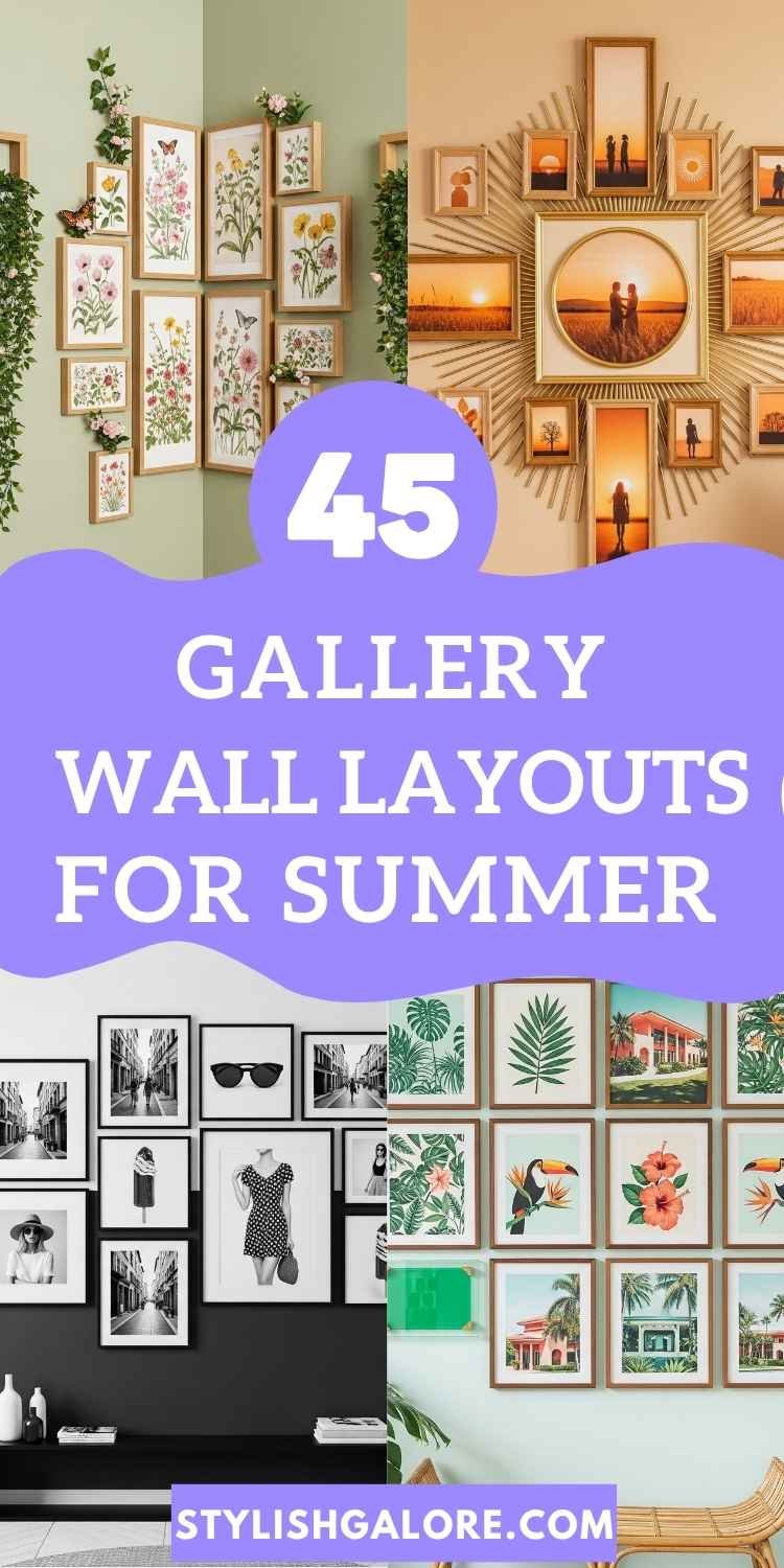 45 Creative Gallery Wall Layouts to Transform Your Living Space This ...