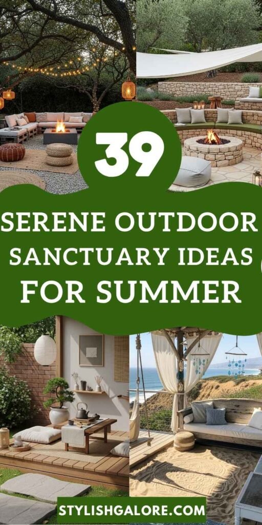 Serene Outdoor Sanctuary Ideas For Summer