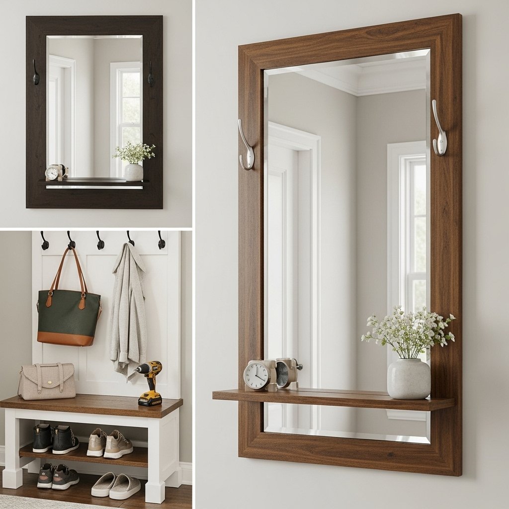 The Multi-Functional Entryway Mirror