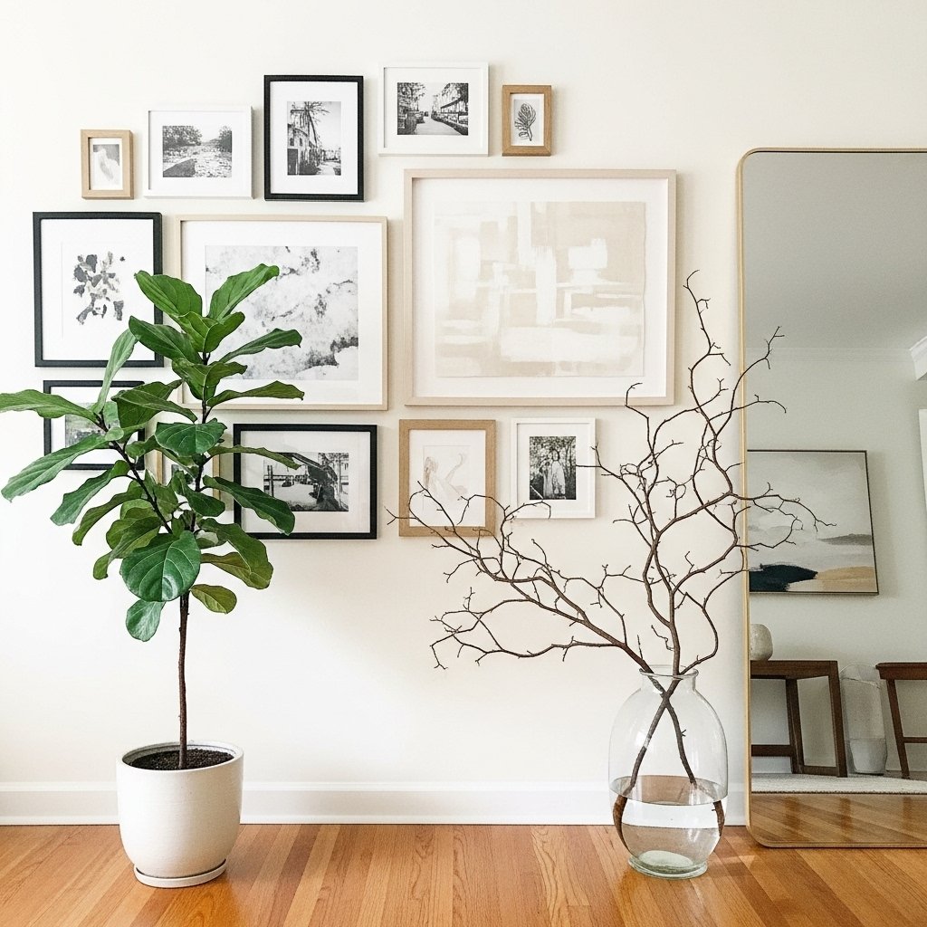 Fiddle-Leaf Fig or Sculptural Branches