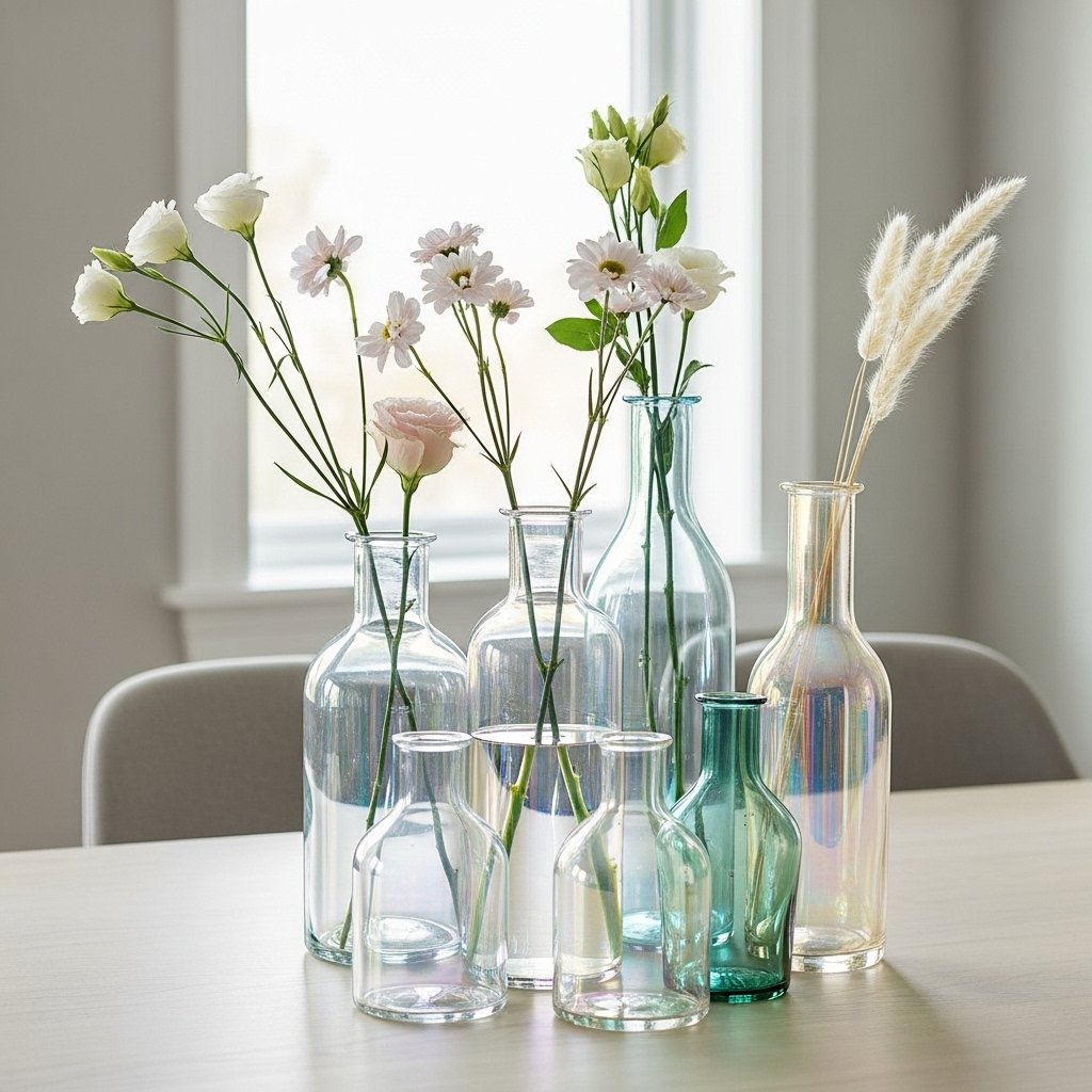 Delicate Bottle Blooms