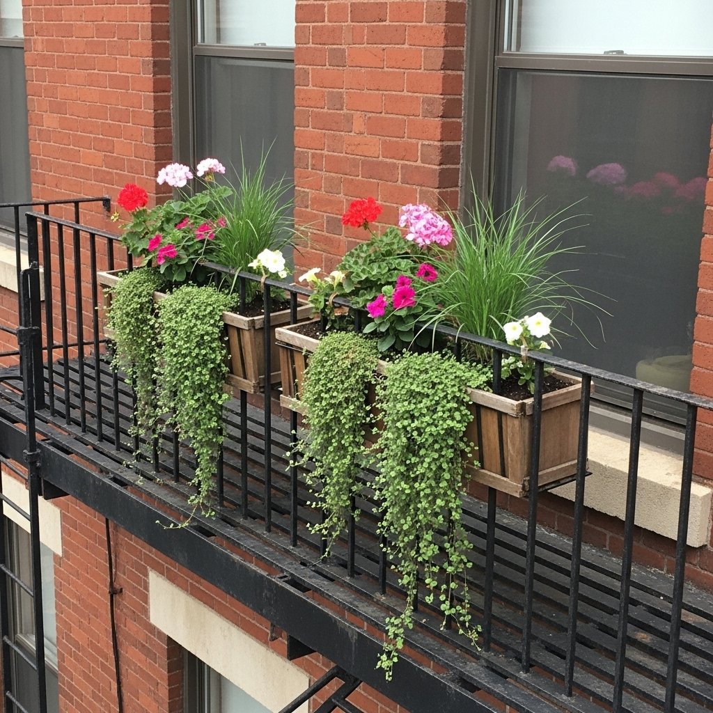The Resilient Fire Escape Garden