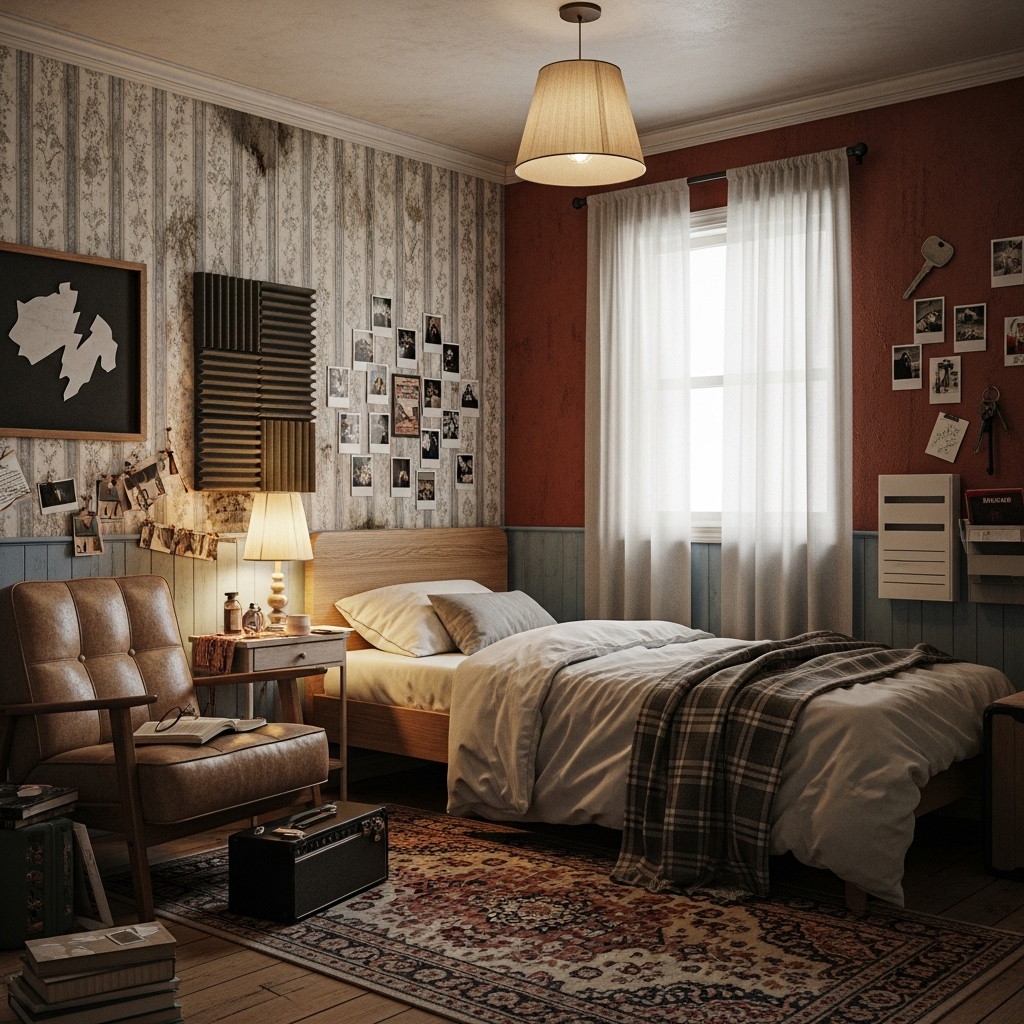 Faded Wallpaper Grunge Bedroom Faded Wallpaper Grunge Bedroom