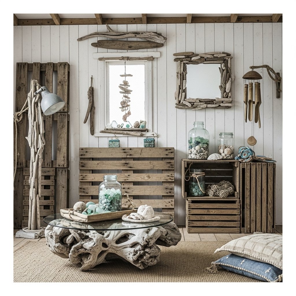 Driftwood Coastal Corner