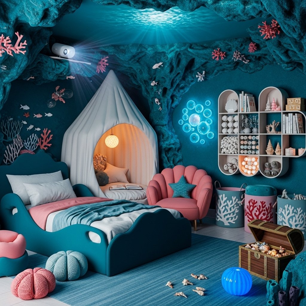 Underwater Coral Cove Room