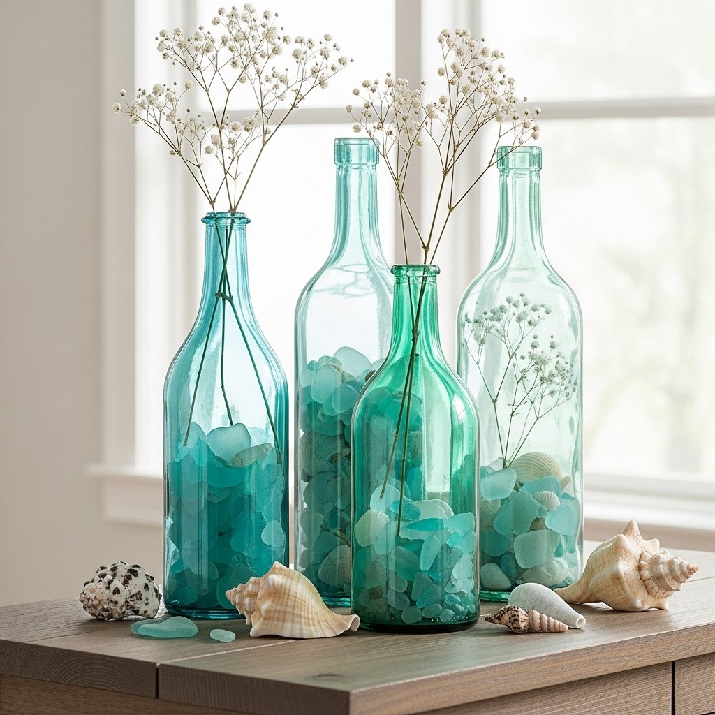 Sea Glass Serenity Bottles