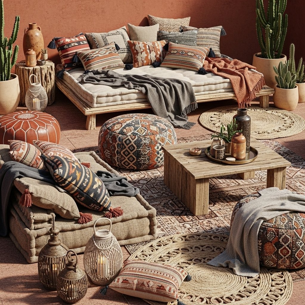 The Earthy Bohemian Sanctuary The Earthy Bohemian Sanctuary