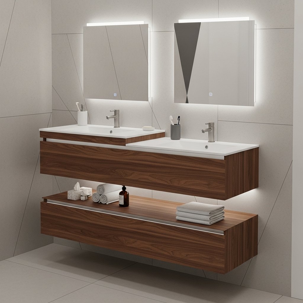 Sleek Walnut Statement