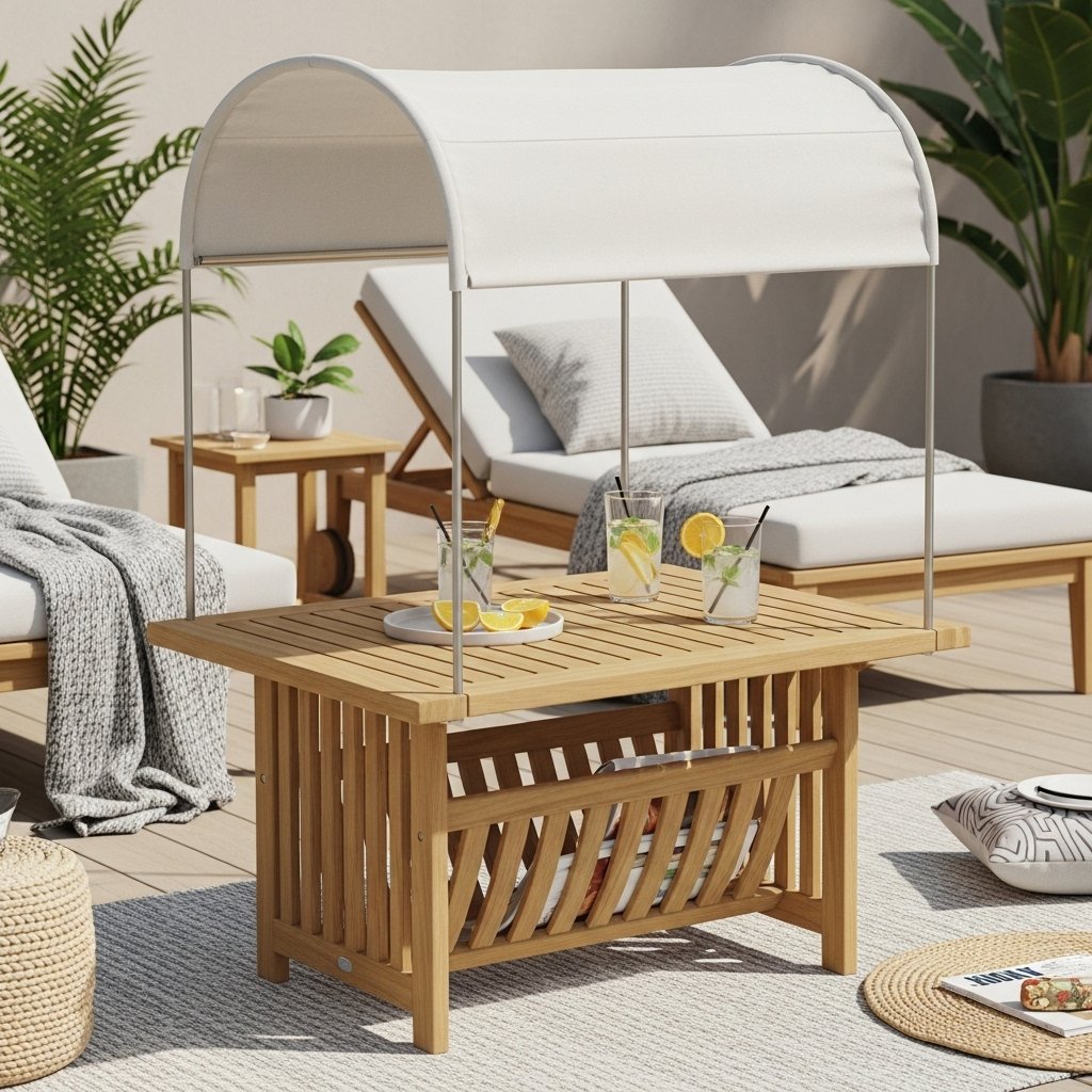 BreezeShade Canopy Table