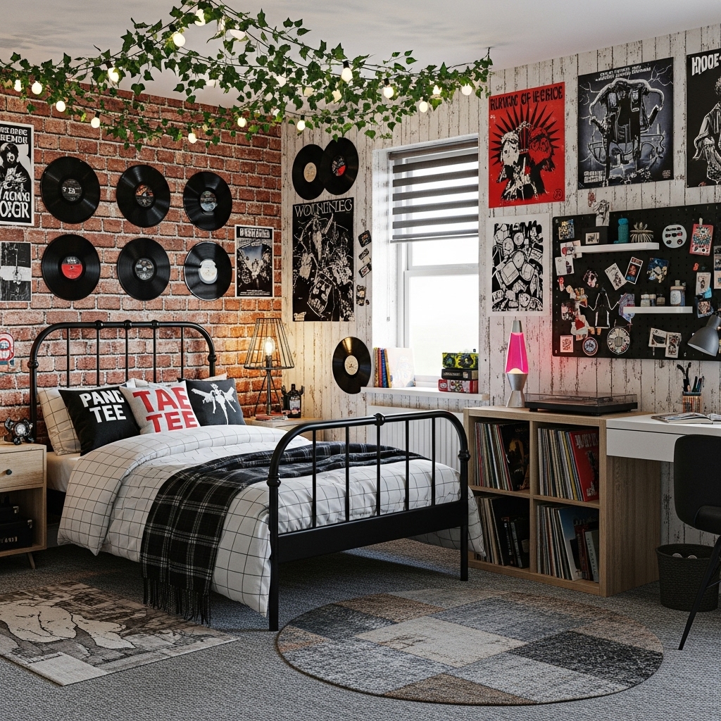 Indie Vinyl Grunge Bedroom Indie Vinyl Grunge Bedroom