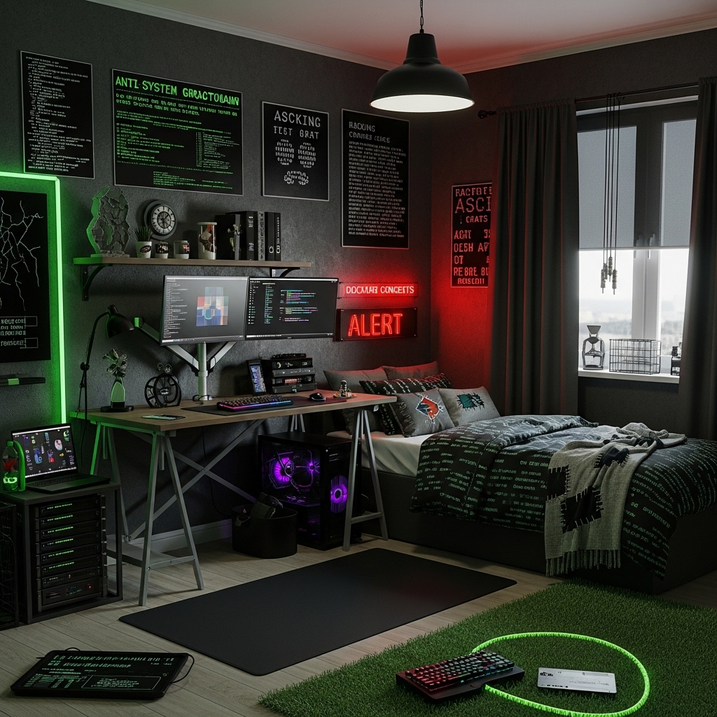 Command Line Grunge Bedroom Command Line Grunge Bedroom