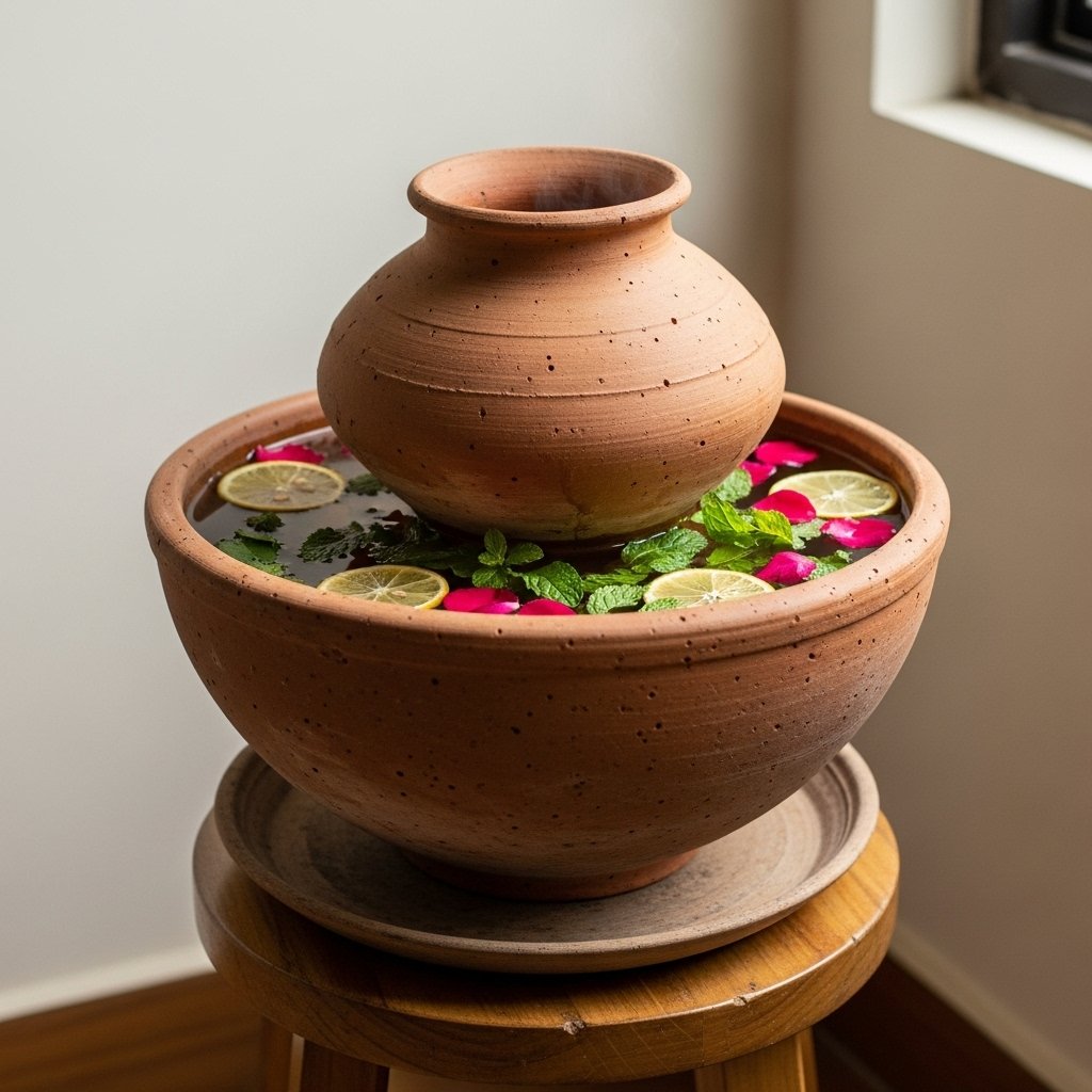Rustic Terracotta Water Feature