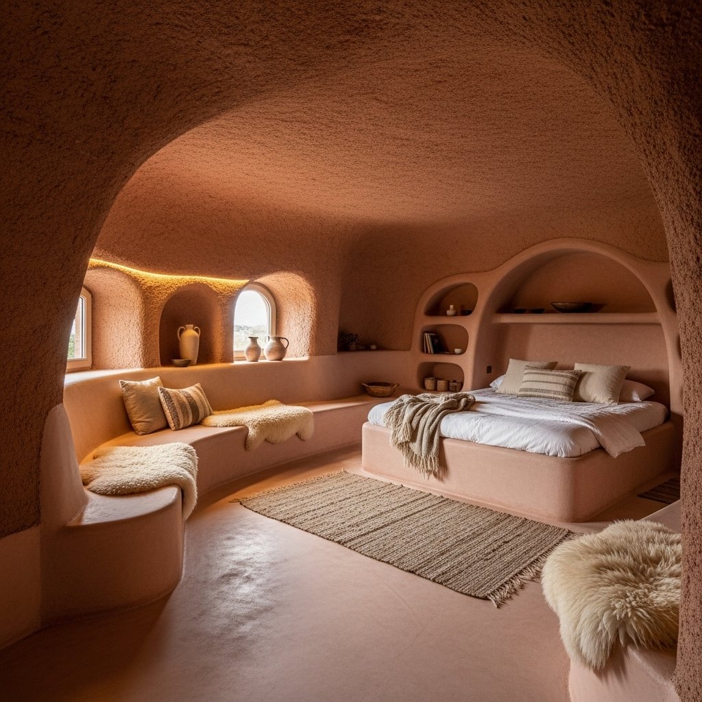 Clay Cocoon Bedroom Retreat