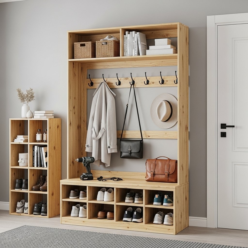 The All-in-One Hall Tree