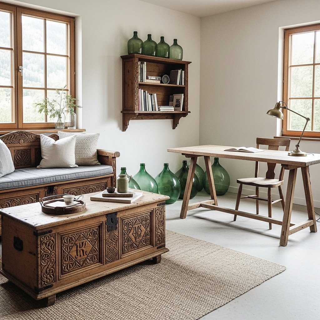 Alpine Folk-Art Furniture