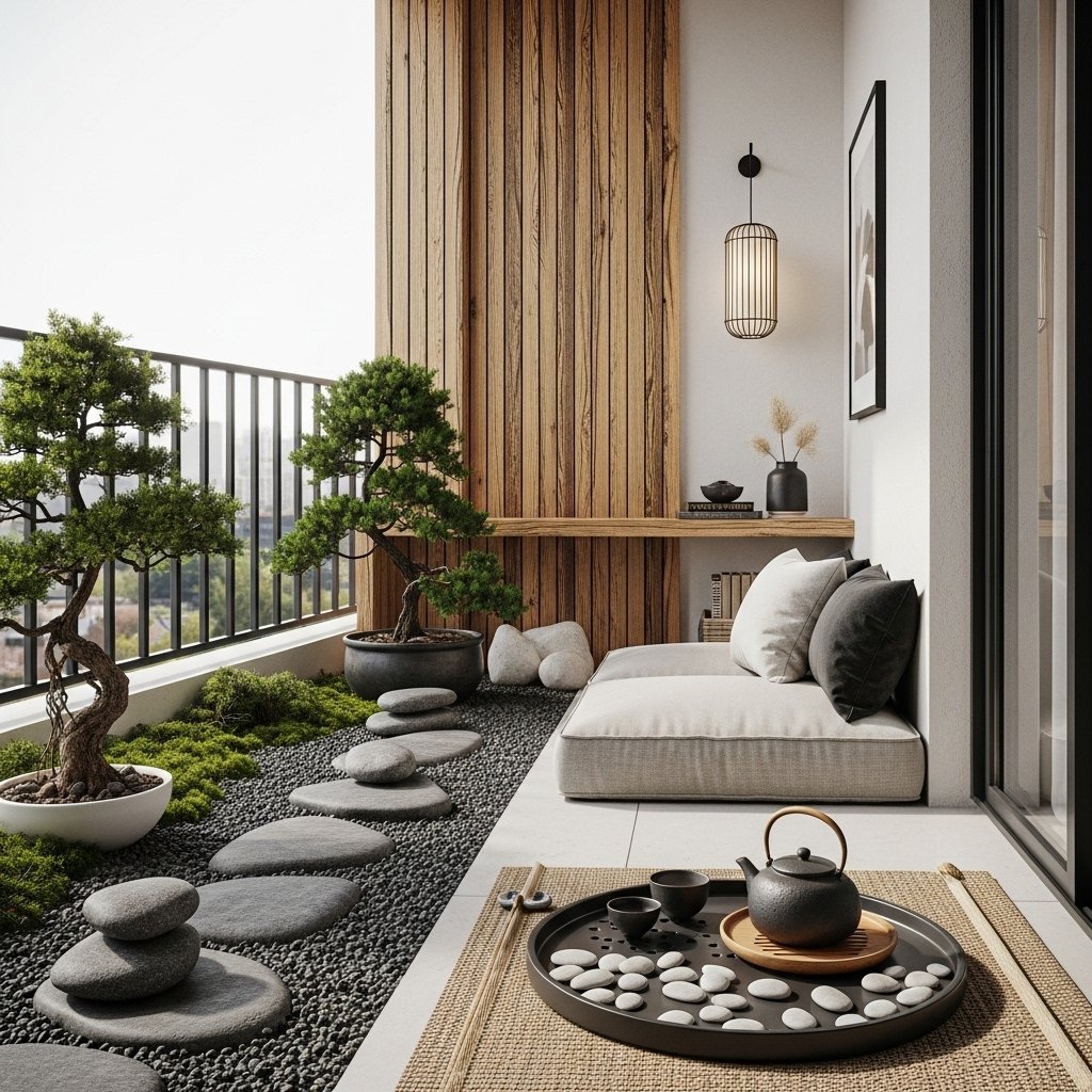 The Urban Zen Garden Balcony