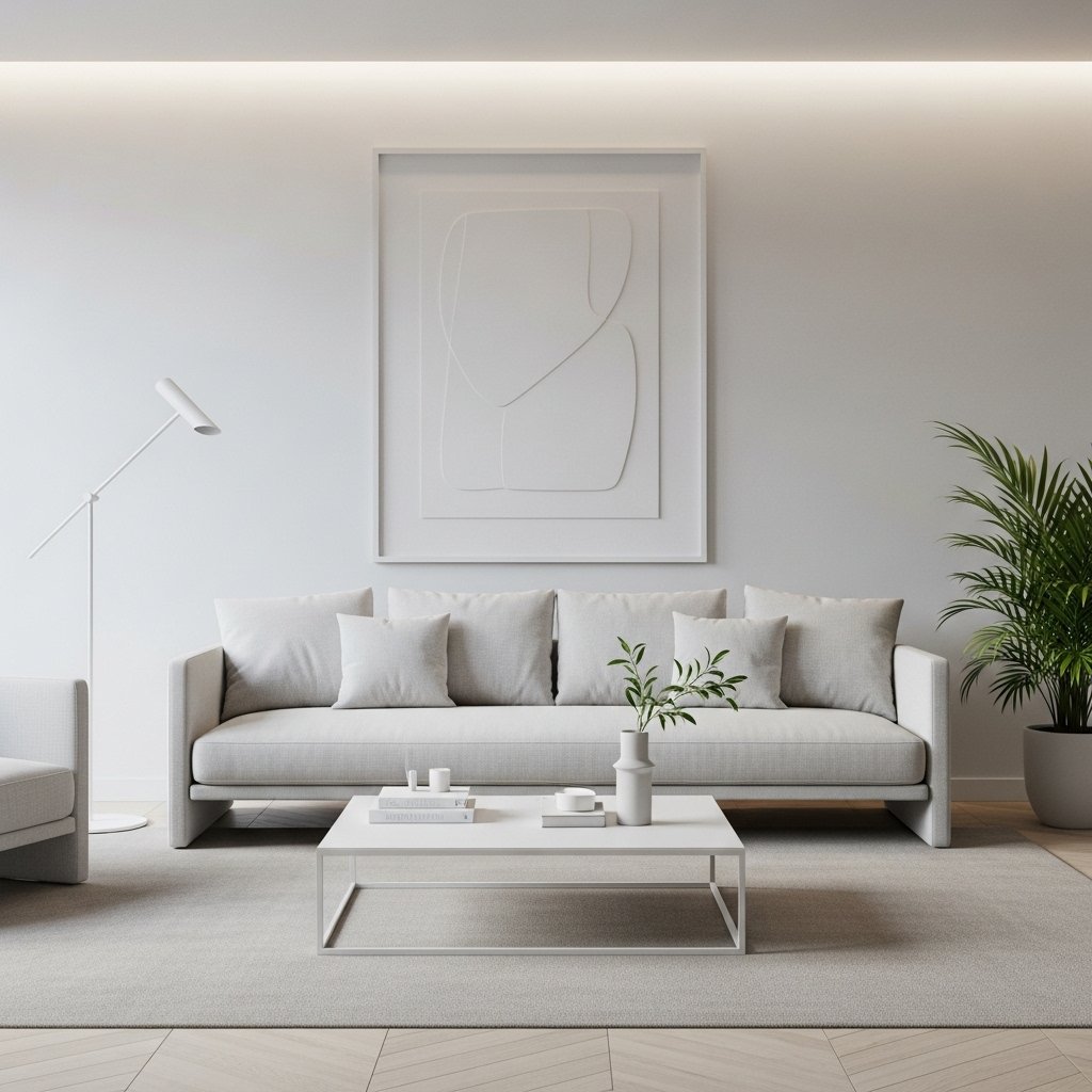 Monochromatic Sculptural Wall Art