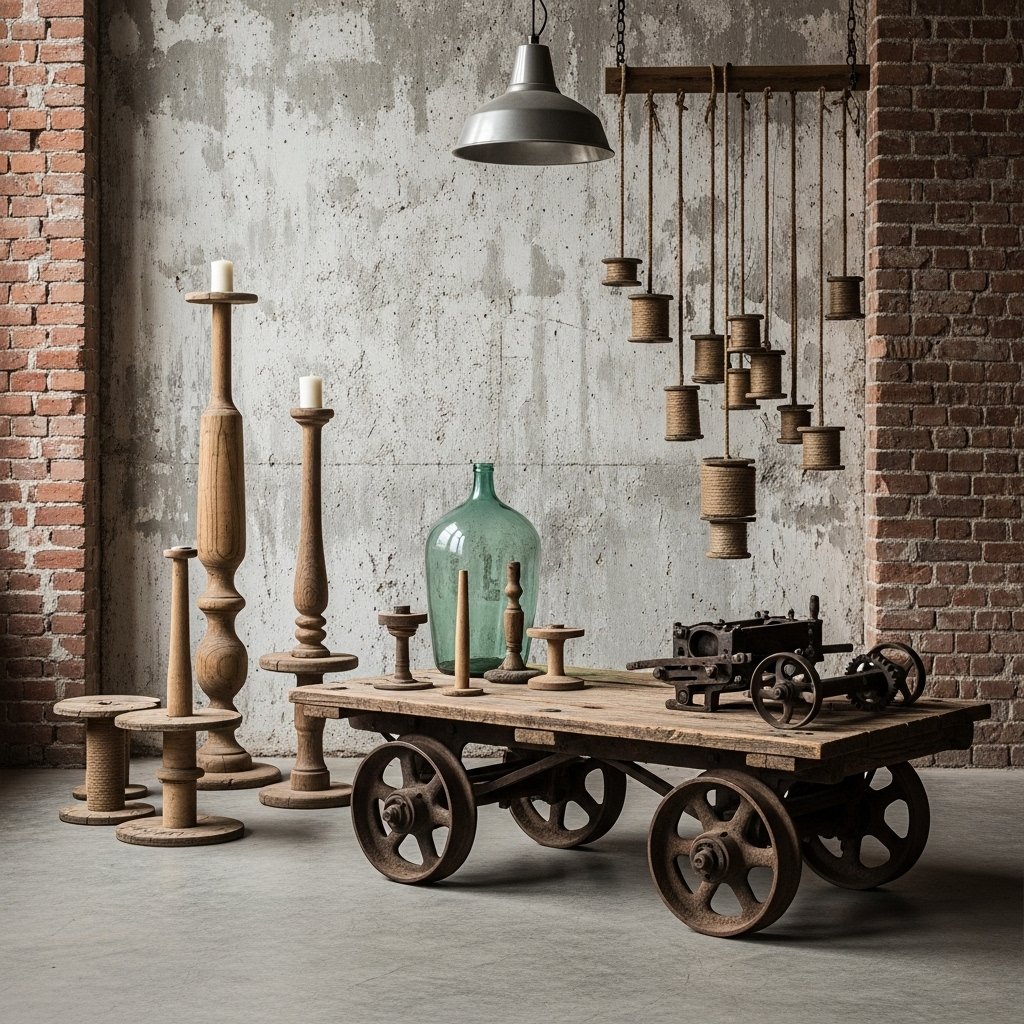 The Industrial Cart & Spool Collection