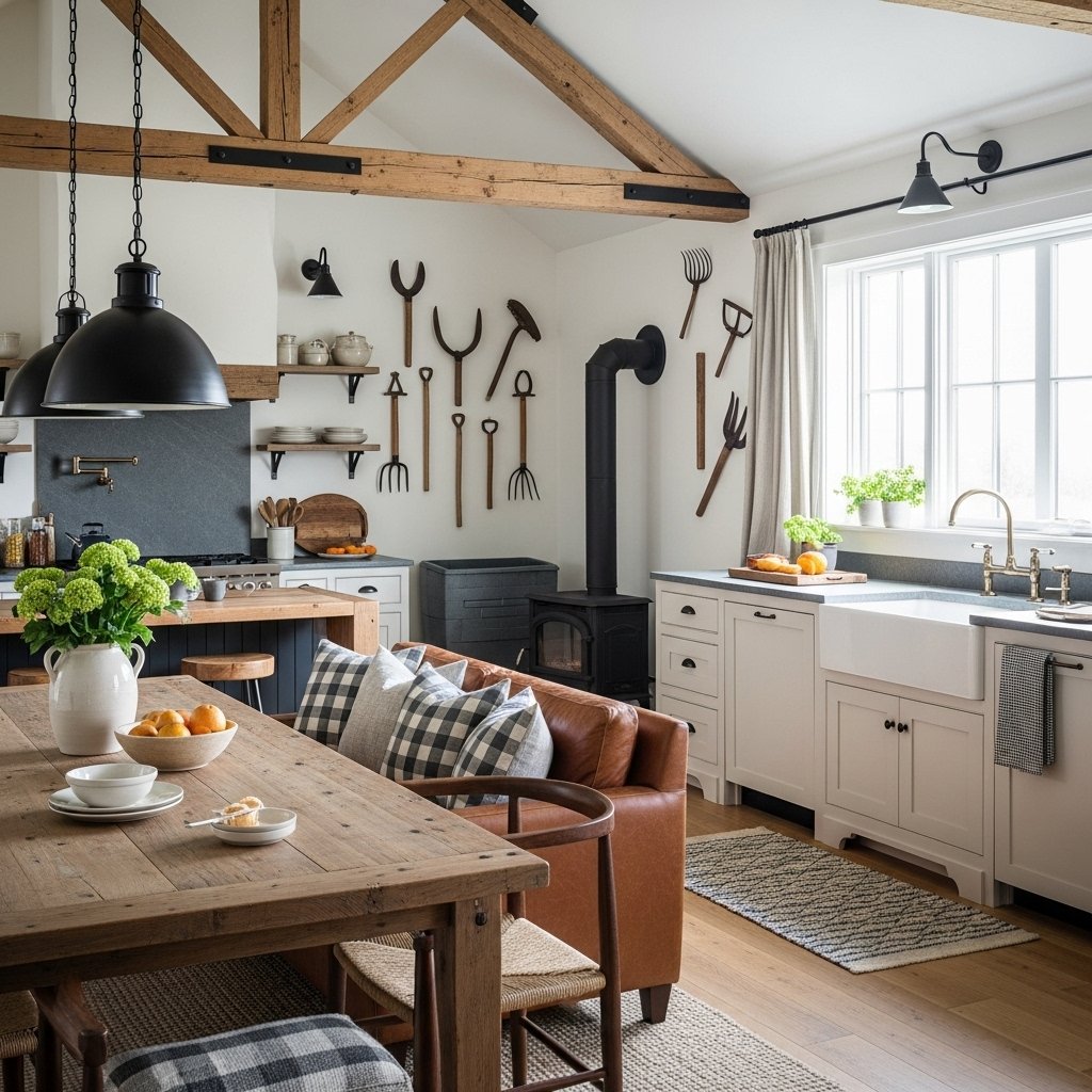The Modern Farmhouse Kitchen