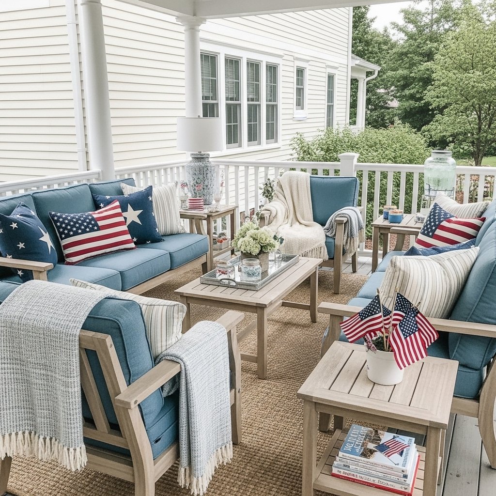 Comfortable & Chic Porch Living