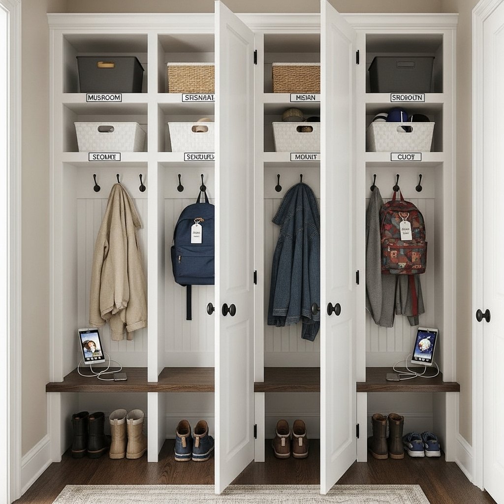 The Concealed Mudroom Locker
