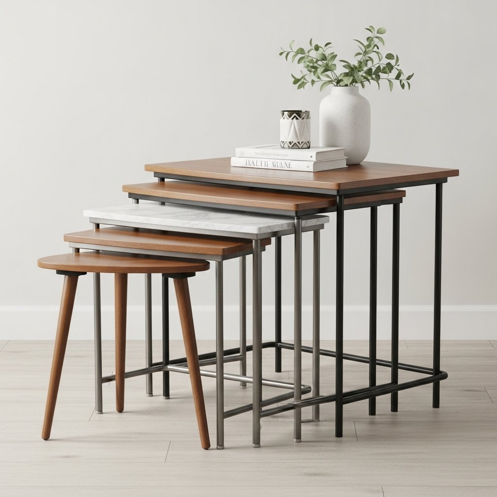 The Cleverly Compact Nesting Tables