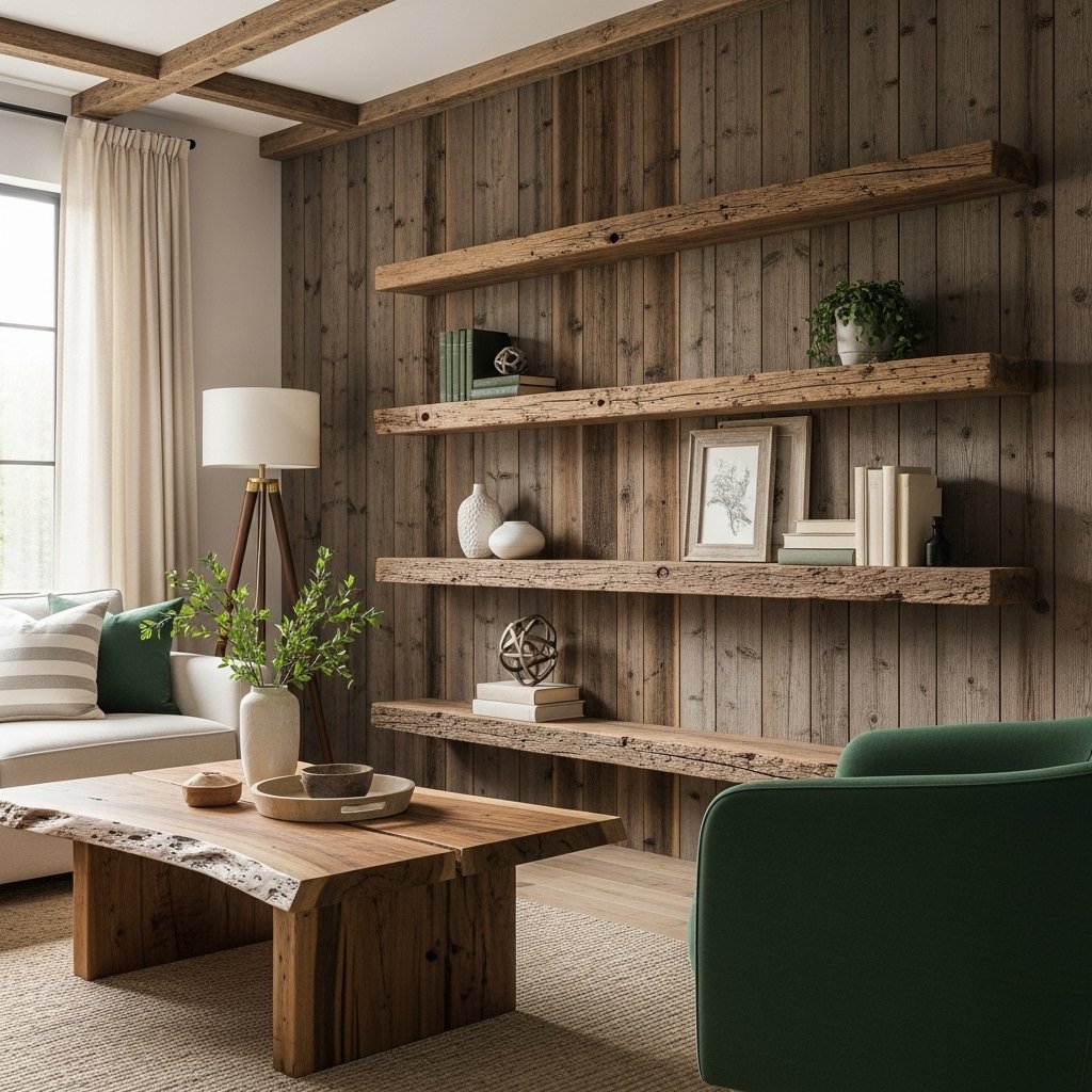 Live-Edge Wood Coffee Table