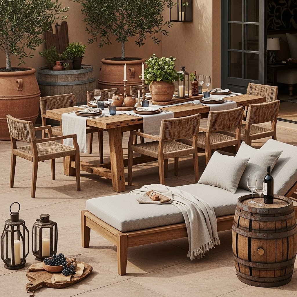 The Tuscan Farmhouse Outdoor Ensemble The Tuscan Farmhouse Outdoor Ensemble