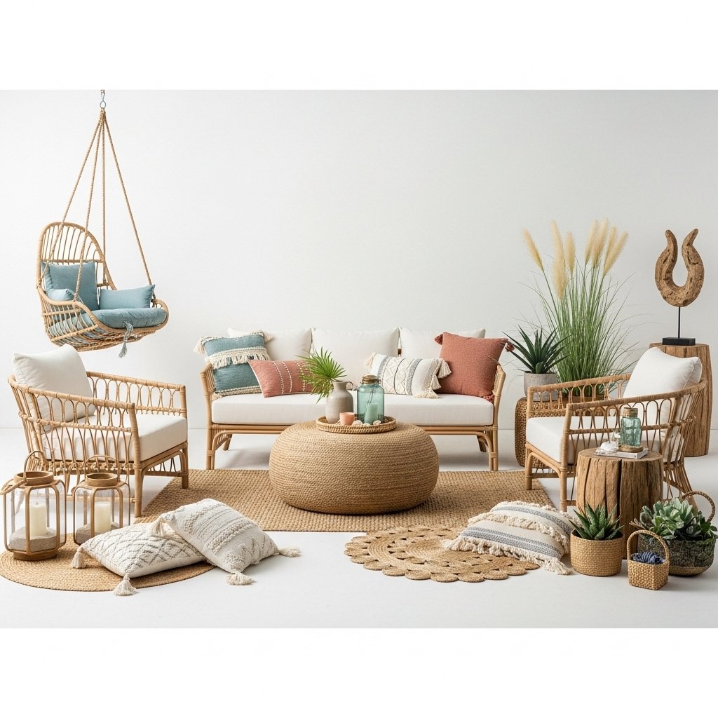 The Boho Chic Rattan Retreat The Boho Chic Rattan Retreat