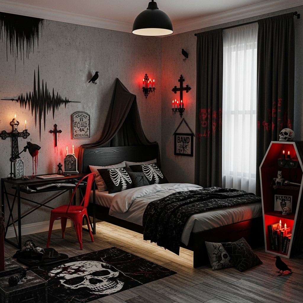 Gothic Graveyard Grunge Bedroom Gothic Graveyard Grunge Bedroom