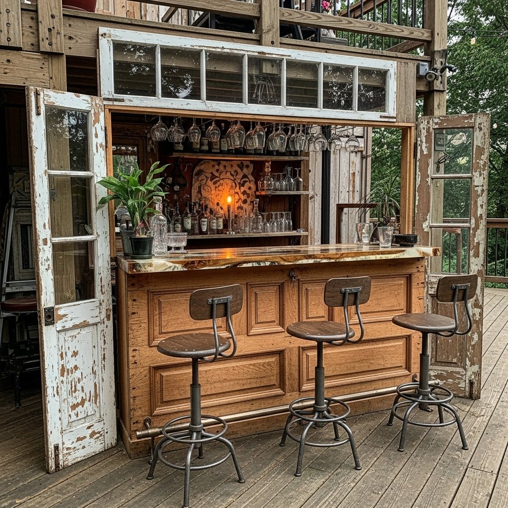 The Salvaged Door Bar