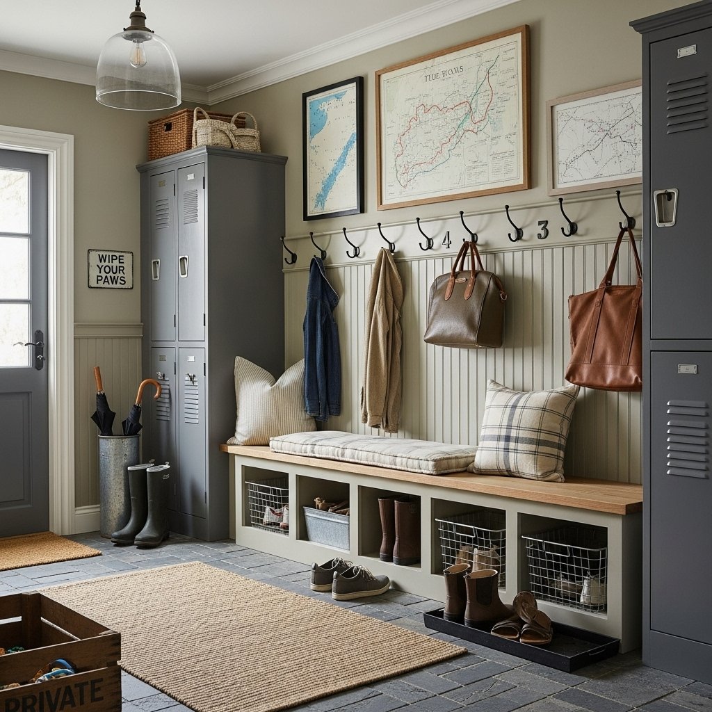 The Hardworking Family Mudroom