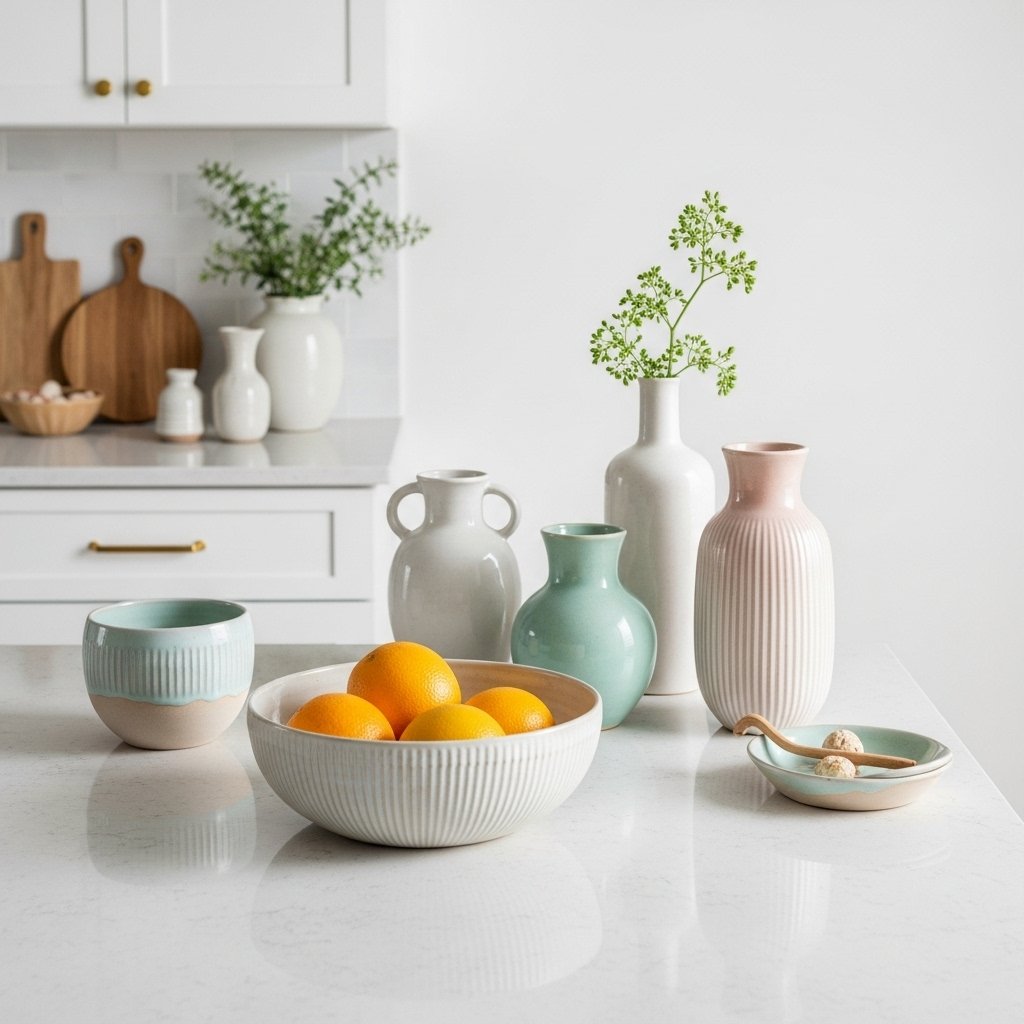 Pastel Kitchen Vignette