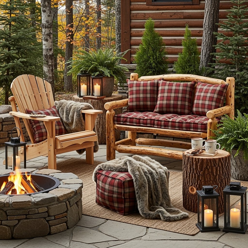 The Rustic Cabin Fire Pit Lounge The Rustic Cabin Fire Pit Lounge