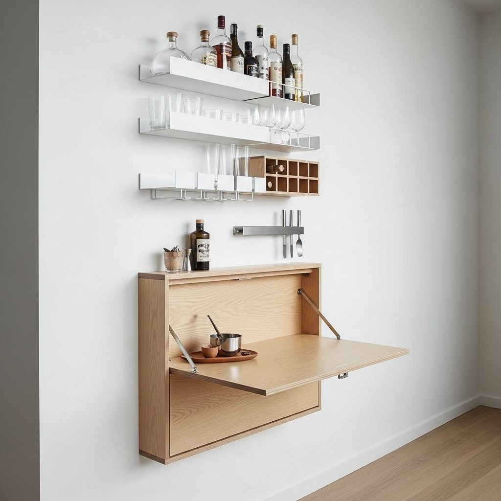 The Space-Saving Secretary Bar