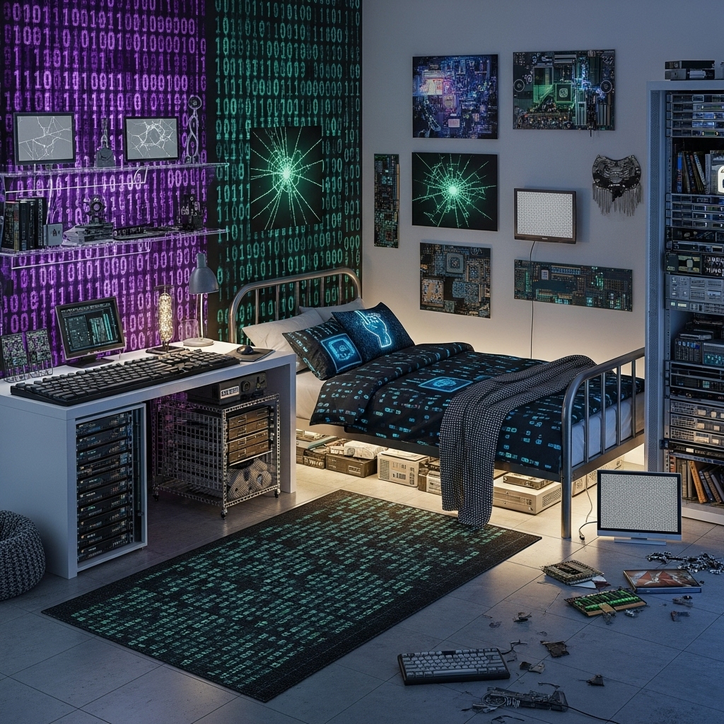 Hacker Core Grunge Bedroom Hacker Core Grunge Bedroom