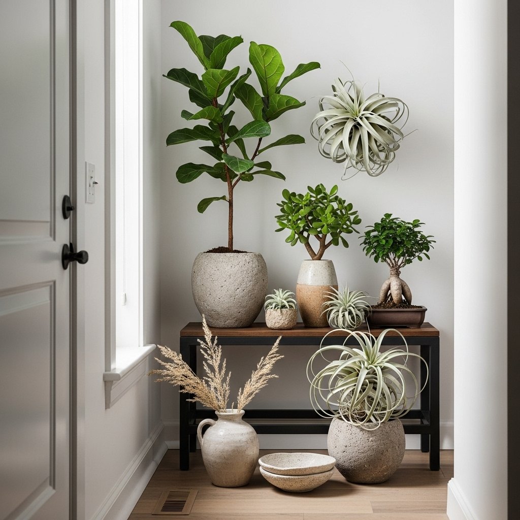 Sculptural Green Entry