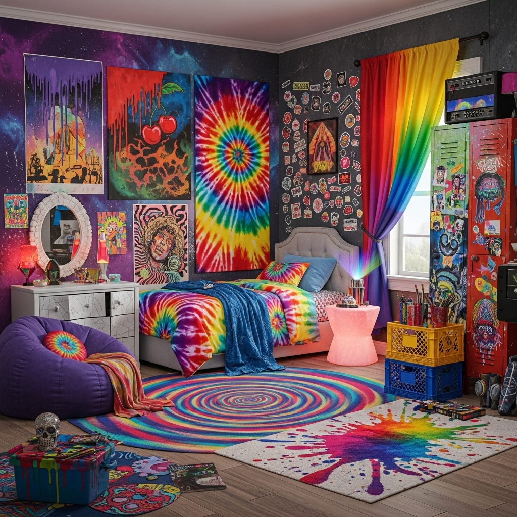 Psychedelic Rebel Grunge Bedroom Psychedelic Rebel Grunge Bedroom