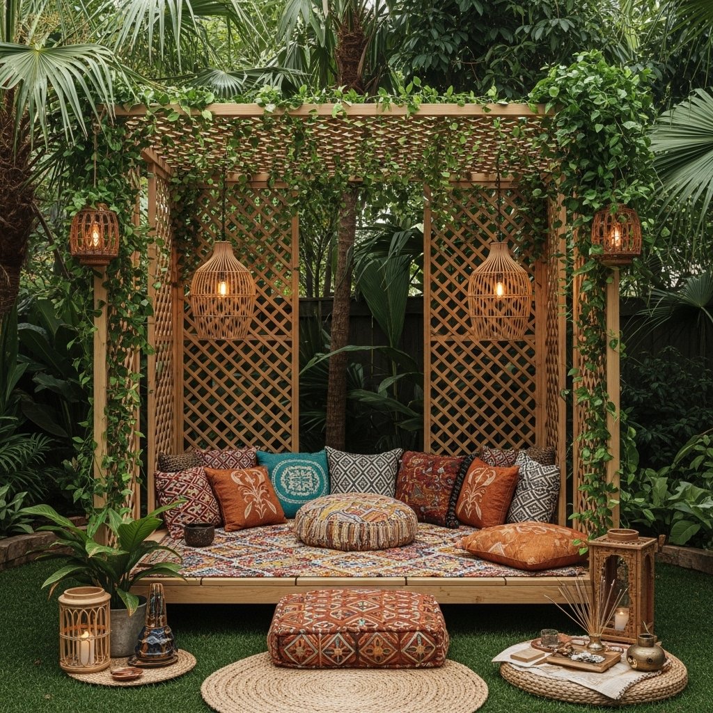 The Lush Pergola Lounge