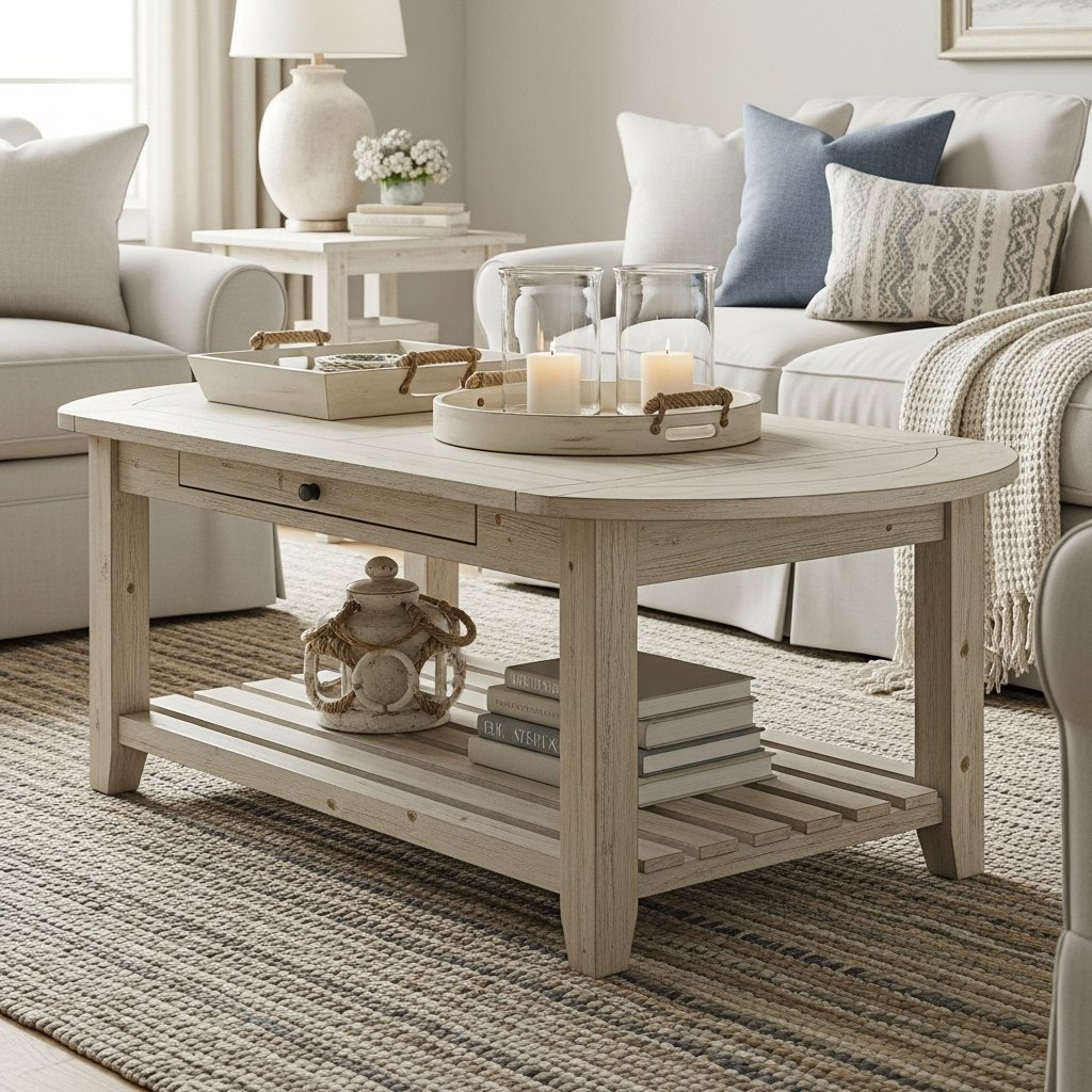 Weathered Driftwood Coffee Table