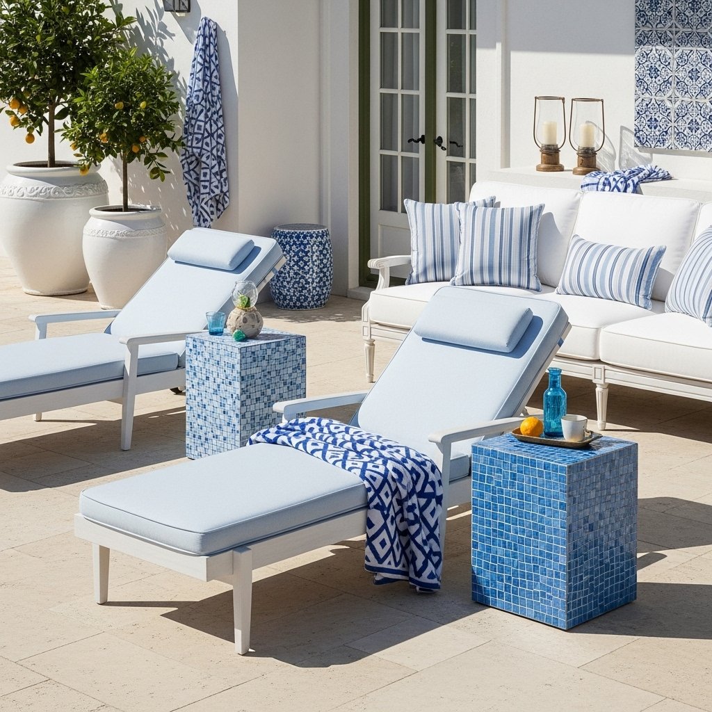 The Mediterranean Blue & White Retreat The Mediterranean Blue & White Retreat