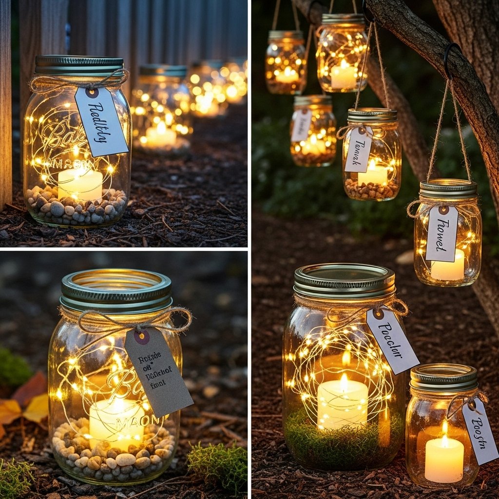 Mason Jar Fairy Trail